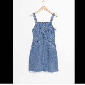 & other stories denim dress